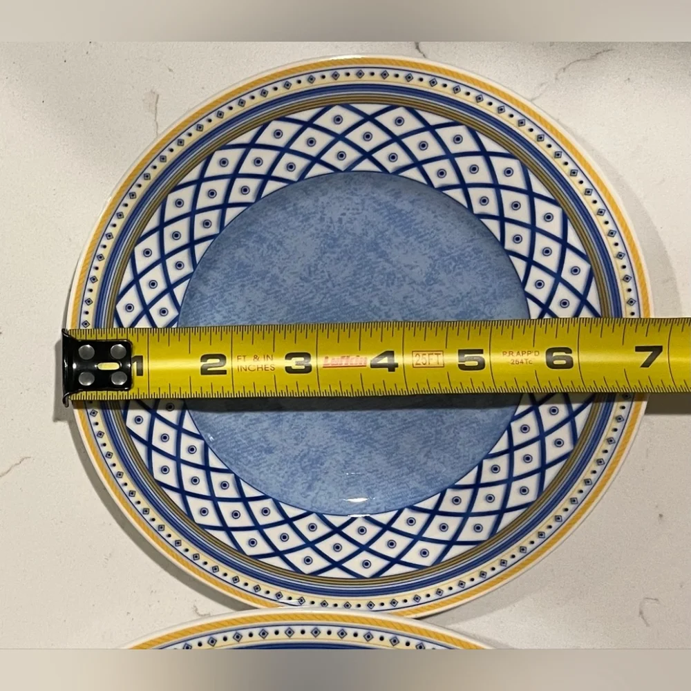4 Pc Table Setting ‎ Villeroy & Boch Vintage Perpignan Discontinued Pattern EUC